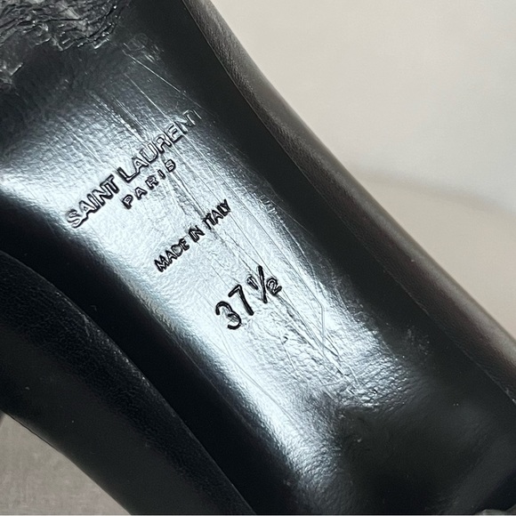 Saint Laurent Anais Bow Pumps in Smooth Leather - Picture 4 of 6